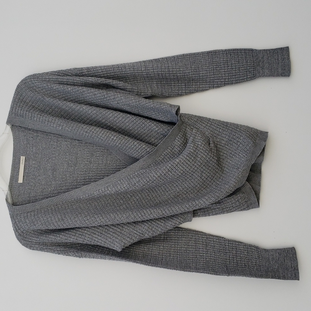 Cloudwalk Waffle Knitt Crossfront Sweater Top